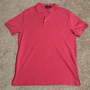 Polo by Ralph Lauren Men's Watermelon Red Polo Shirt